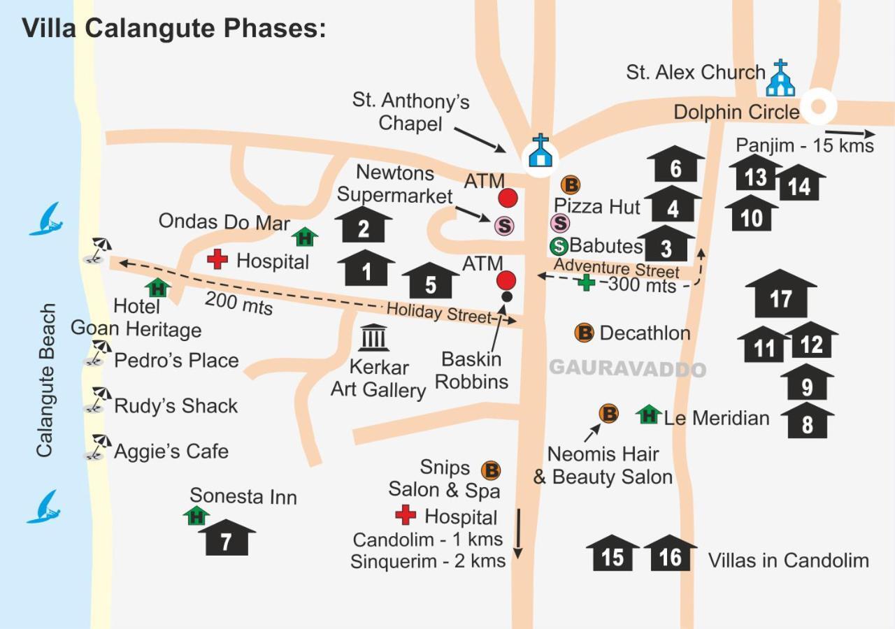 Villa Calangute Phase 4 Bagian luar foto
